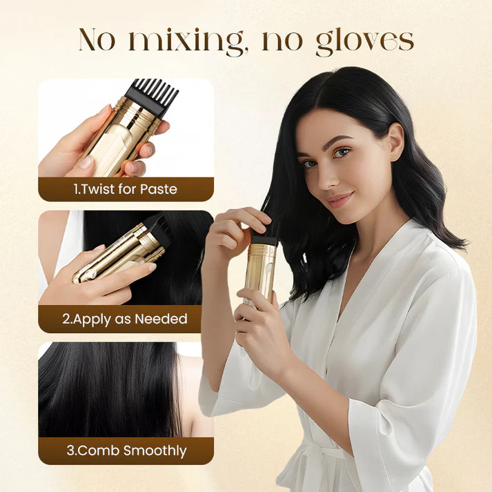 ✨2-in-1 Convenient Hair Dye Comb For Gray Hair(50% OFF)