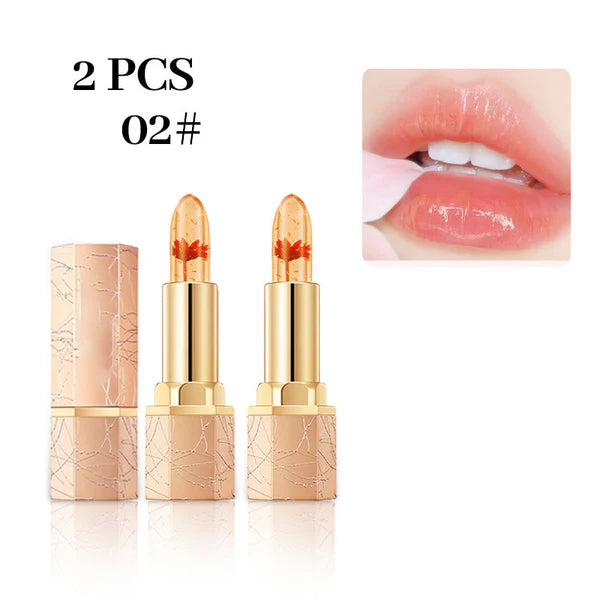 👄 Limited Time Half Price - Crystal Flower Thermostatic Color Changing Jelly Lipstick