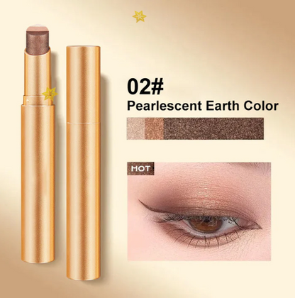 🔥 50% DE DESCUENTO 🔥 ✨ 3 Colores en 1 Barra de Sombra de Ojos Un Solo Toque, Maquillaje Perfecto 💄😍