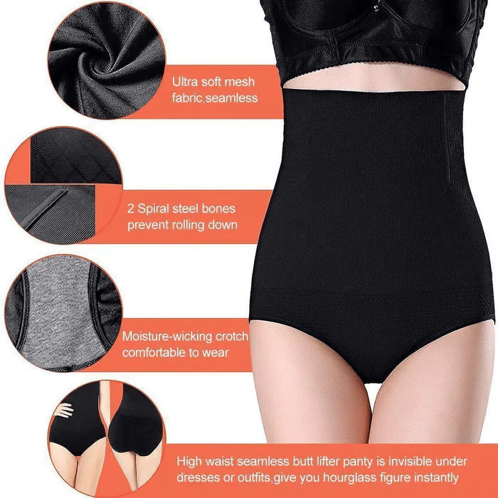 ⏰LAST DAY 50% OFF 💥High Waist Tummy Control Shapewear Panties
