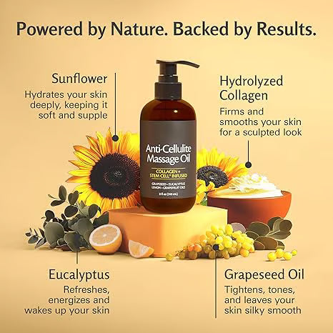 🏆 Limited time offer⚡ 50K+ SOLD! Almost Gone-💥Age-Defying Revival Collagen & Stem Cell Body Oil
