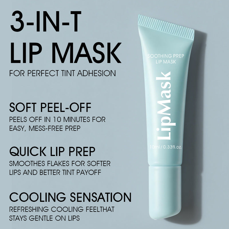 💋Soothing Prep Lip Mask — Cooling peel-off lip mask for smoother lip prep and a hydrated feel