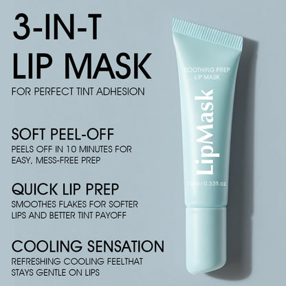 💋Soothing Prep Lip Mask — Cooling peel-off lip mask for smoother lip prep and a hydrated feel