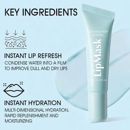 💋Soothing Prep Lip Mask — Cooling peel-off lip mask for smoother lip prep and a hydrated feel