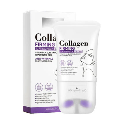 [10-Year Rejuvenation] Collagen Firming Neck Cream with Massage Roller🔥🔥