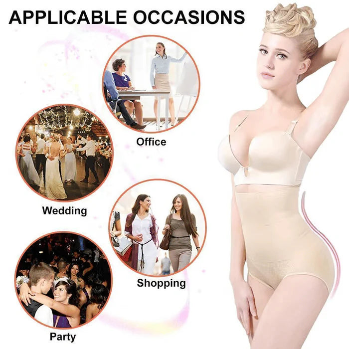 ⏰LAST DAY 50% OFF 💥High Waist Tummy Control Shapewear Panties