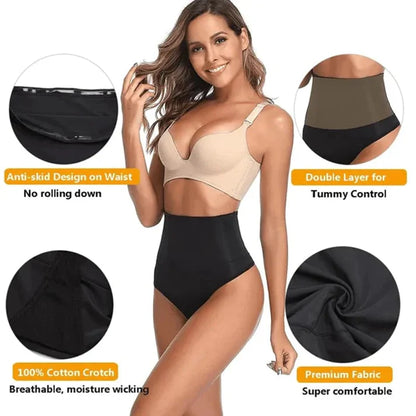 ⏰LAST DAY 50% OFF 💥High Waist Tummy Control Shapewear Panties