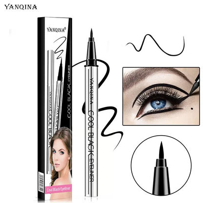 【YANQINA】Long-lasting eyeliner -lightweight, waterproof,vegan,cruelty-free,24-hour smooth application,ultra- creamy and silky smooth texture.