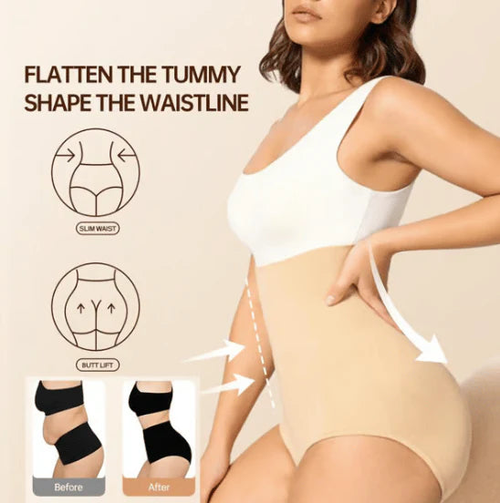 ⏰LAST DAY 50% OFF 💥High Waist Tummy Control Shapewear Panties