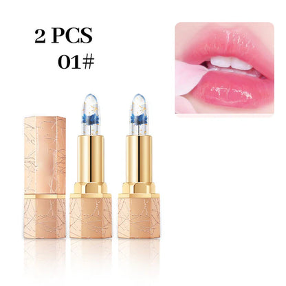 👄 Limited Time Half Price - Crystal Flower Thermostatic Color Changing Jelly Lipstick