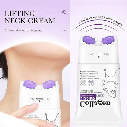 [10-Year Rejuvenation] Collagen Firming Neck Cream with Massage Roller🔥🔥